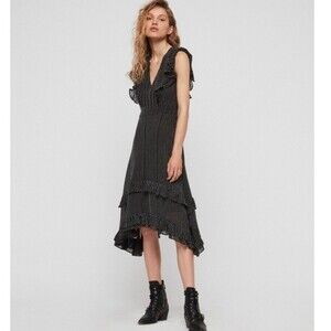 sachin and babi light blue dress Prim Broderie Dress by AllSaints